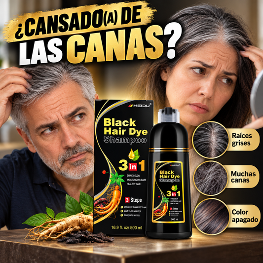 Shampoo Anticanas - Black Hair Dye