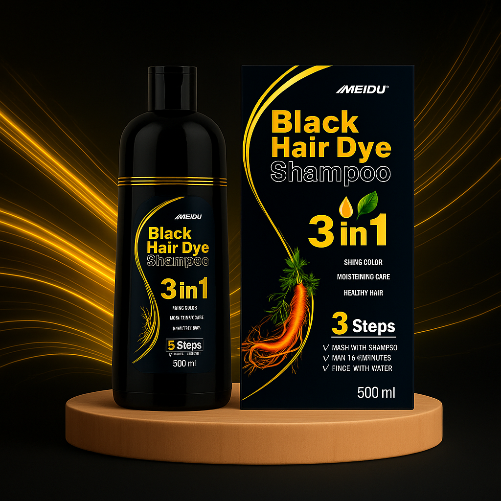 Shampoo tinte Cubre canas - Black Hair Dye