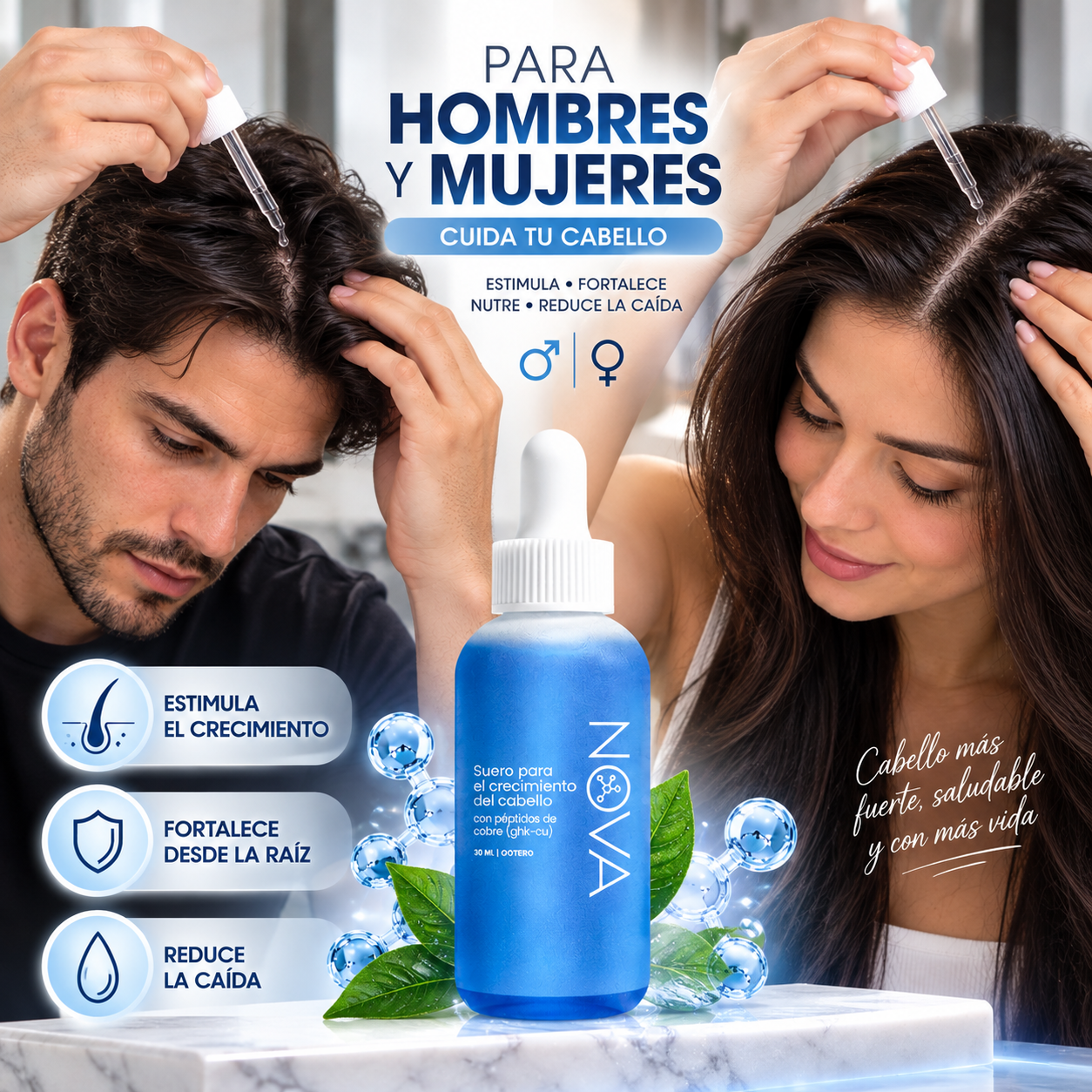 Nova- Suero Crecimiento Cabello